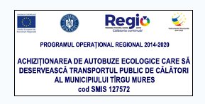 Achiziționarea de autobuze ecologice care să deservească transportul public de călători al Municipiului Tîrgu Mureș - cod SMIS 127572